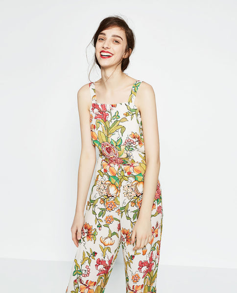 PRINTED JUMPSUIT