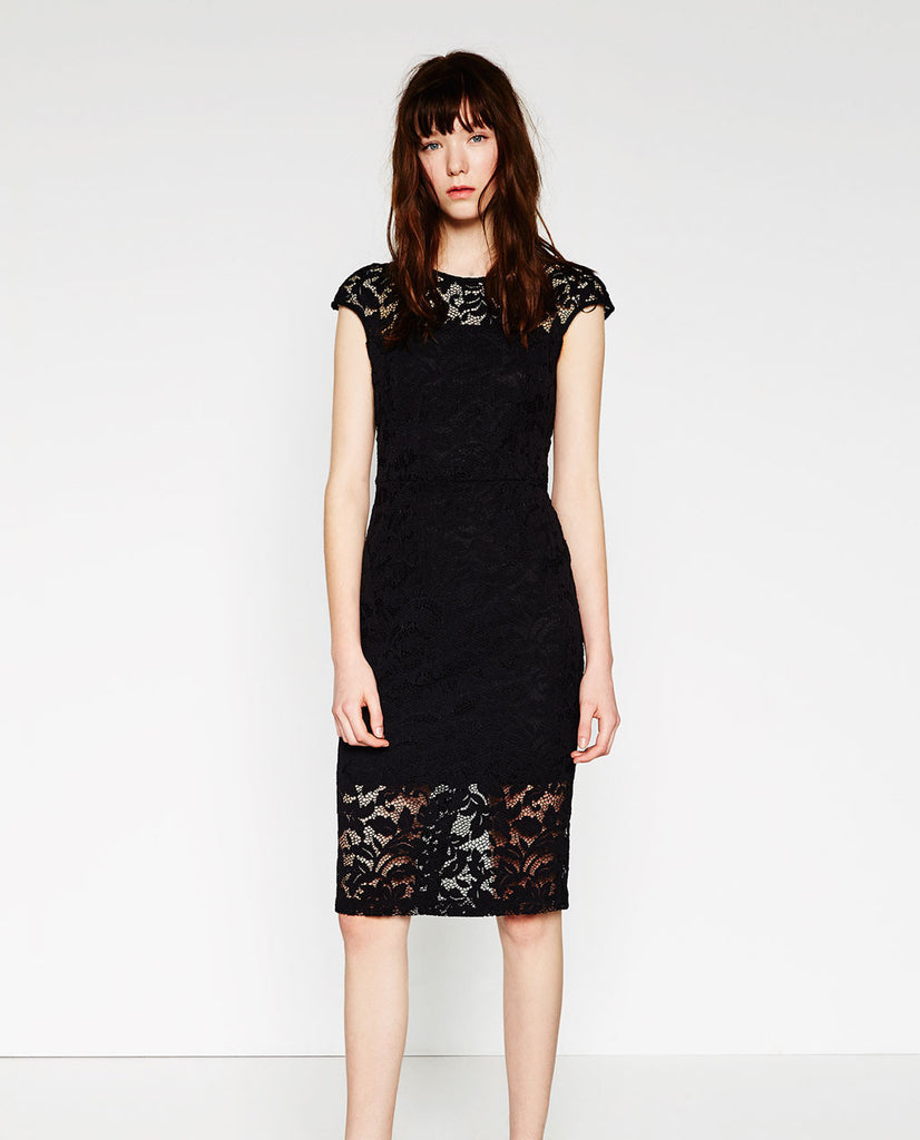 LACE SHIFT DRESS