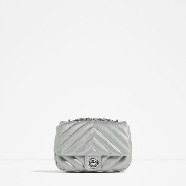 QUILTED MINI CROSS-BODY BAG