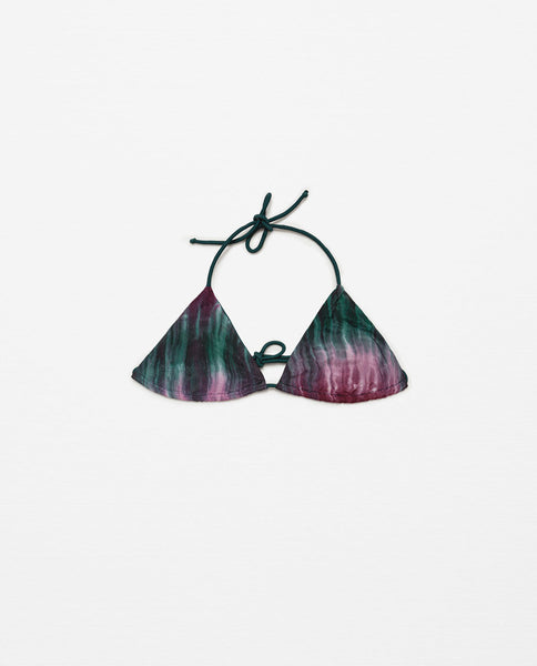 TIE-DYE EFFECT BIKINI TOP